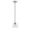 Z-Lite Ashton 1 Light Mini Pendant, Brushed Nickel & Clear 460MP-BN - alternate 7